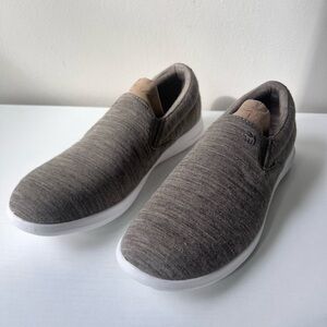 Women's Casual Gray Slip-On Sneakers